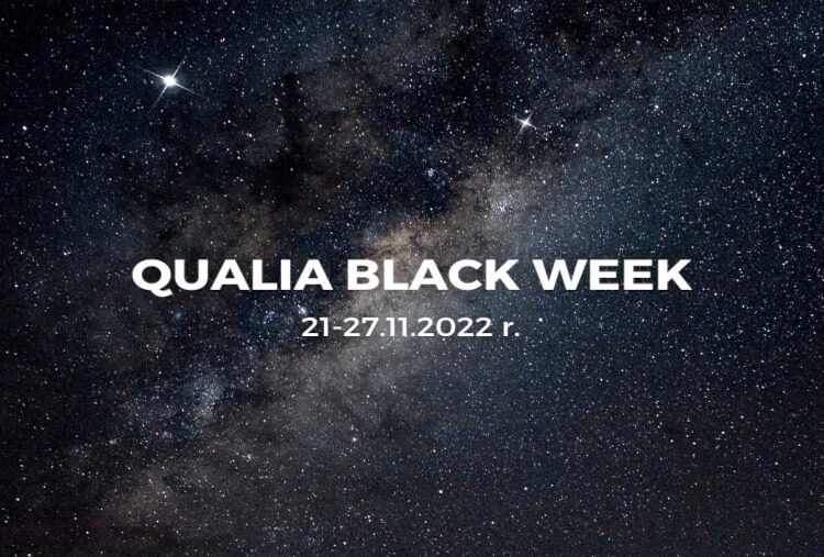 Qualia Black Week 2022 – cały tydzień PROMOCJI